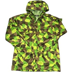 The North Face DryVent Boy’s Kid XL Jacket Camo Rain Snow Snowboard Waterproof